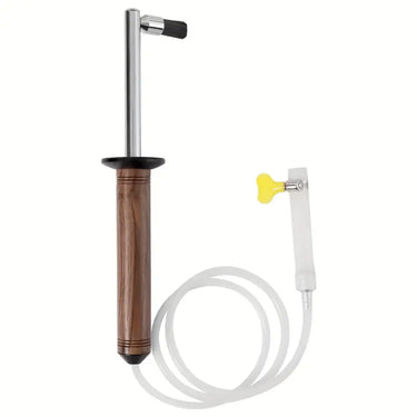 Espresso Machine Cleaning Brush – Walnut Wood Handle & Detachable Head